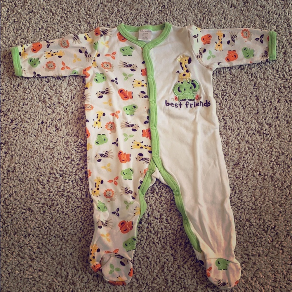 Babyworks Baby Boy Footie Pajamas Size 3-6 Months